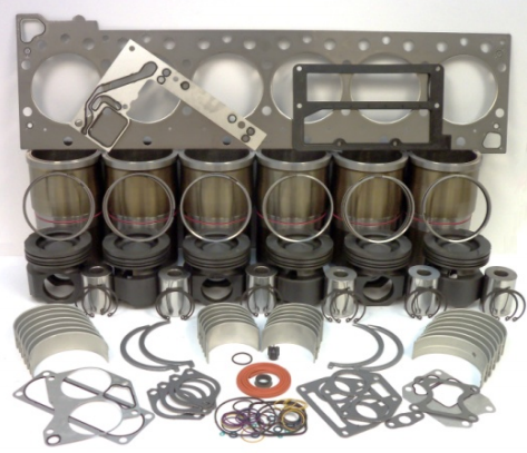 Cummins ISX Inframe Engine Overhaul Kit with Anti-Polishing Ring (APR) Liners - 4376178
