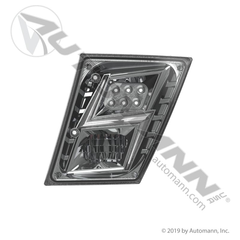 Lámpara antiniebla Automann con DRL LED LH cromada Volvo 564.96030DCZ