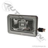 Automann Faro de luz baja LED de 4 x 6 pulgadas con Halo 564.9946SL