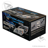 Automann Headlamp LH Black LED Freightliner P4 564.46001DBY