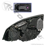 Automann Headlamp RH Black LED Freightliner P4 564.46002RM