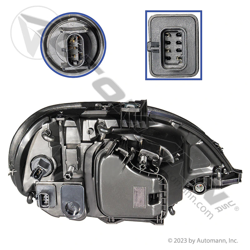 Automann Headlamp LH Freightliner 564.46049