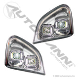 Automann Headlamp Set Freightliner Chrome 564.46051SCP