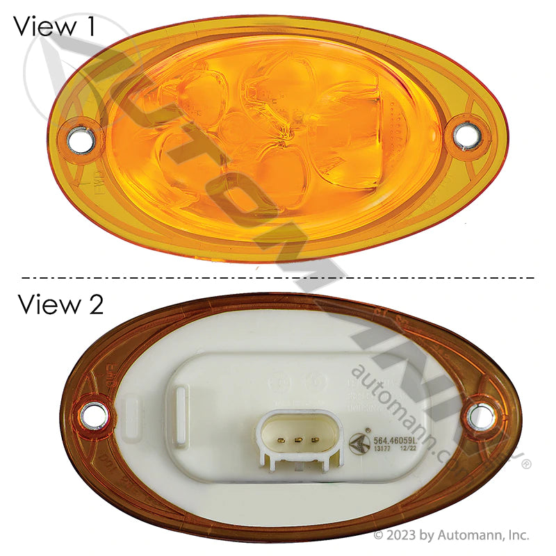 Automann LED Turn Signal Amber LH/RH Freightliner 564.46059L