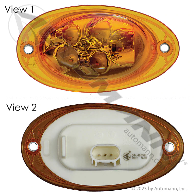 Automann LED Turn Signal Amber LH/RH Freightliner 564.46059L