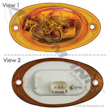 Automann LED Turn Signal Amber LH/RH Freightliner 564.46059L