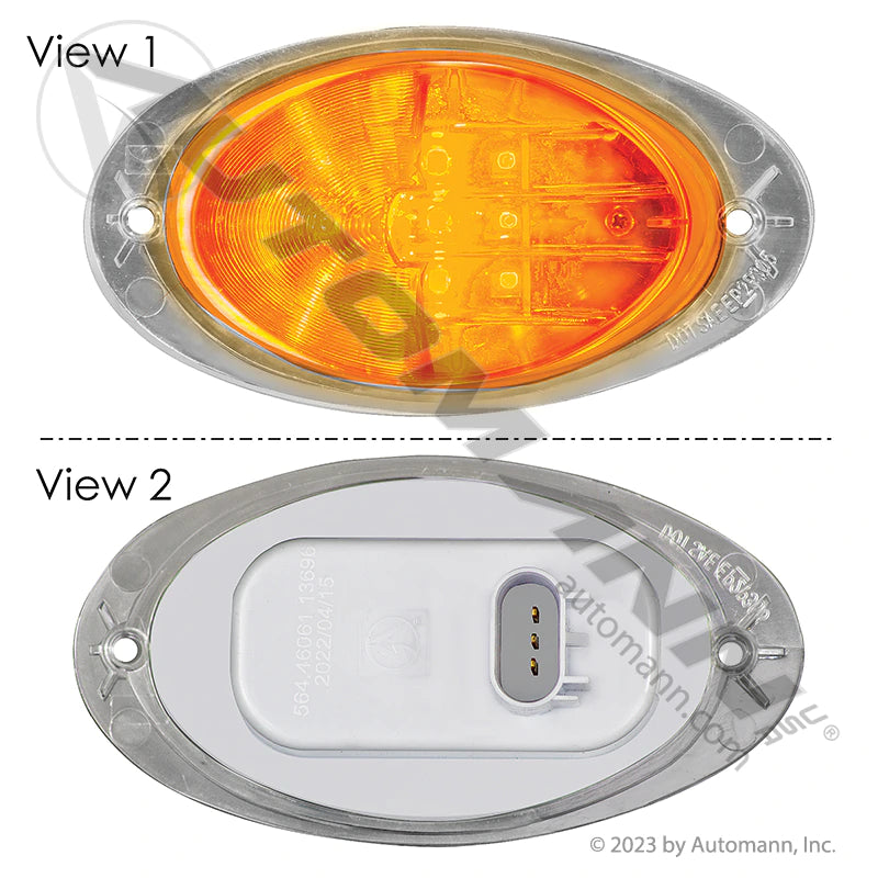 Automann LED Turn Signal Clear LH&RH Freightliner 564.46061