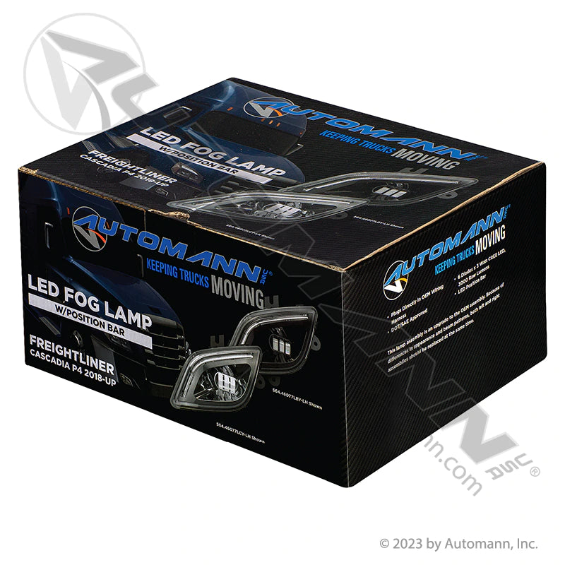 Automann Lámpara antiniebla derecha cromada LED Freightliner P4 564.46077RCY