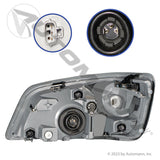 Automann Headlamp RH Hino 564.54019