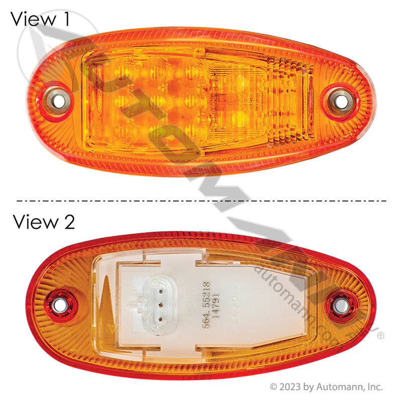 Automann Aux Turn Signal Side  Amber Lamp IHC 564.55218