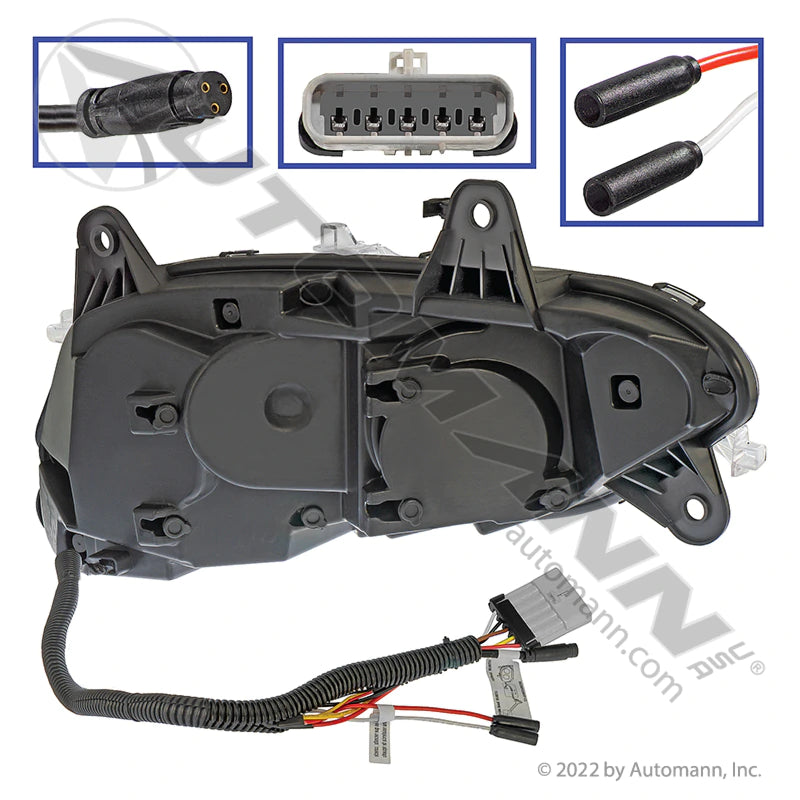 Automann Headlamp LED RH IHC 564.55225DCY