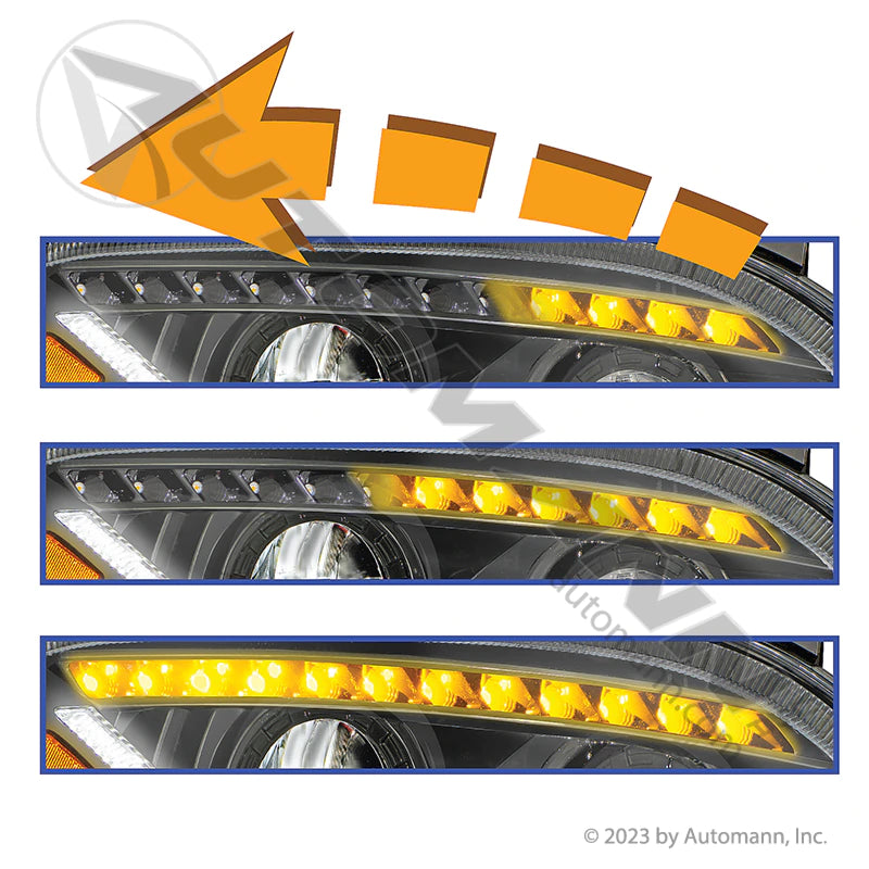 Automann Headlamp LED RH IHC 564.55238DBY