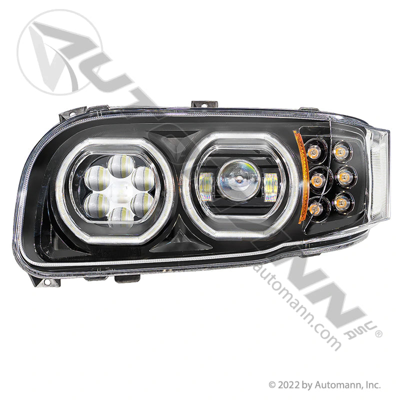 Automann Headlamp LED LH Peterbilt 564.75046DBY