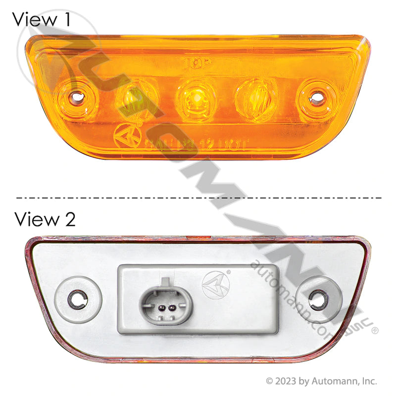 Automann Visor Lamp LED Amber Peterbilt 564.75083