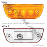 Automann Visor Lamp LED Amber Peterbilt 564.75083