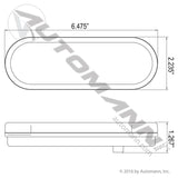 Automann S/T/T Light LED 6in Red Zeon Halo 571.LD61R31