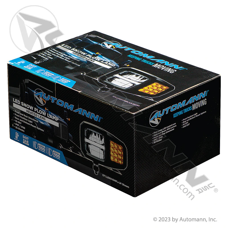 Automann Lámpara quitanieves LED con lente calefactable - RH 571.LD6510HPL-RH