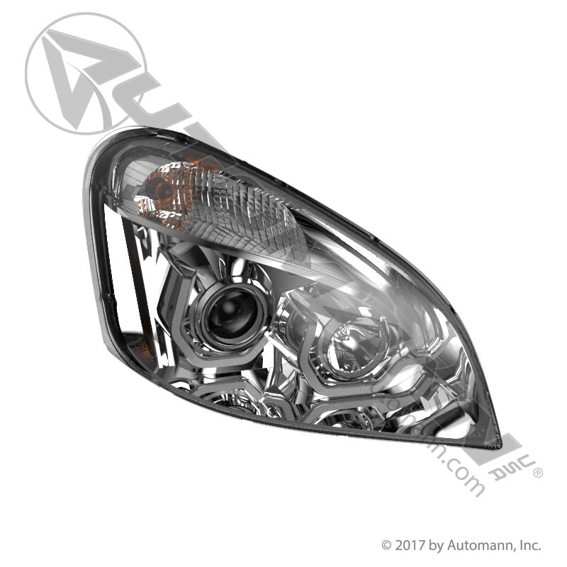 Automann Headlamp Set Chrome Freightliner 564.46051C