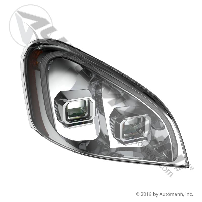 Automann Headlamp Set Freightliner Chrome 564.46051SCP