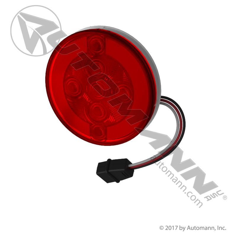 Automann S/T/T Luz LED 4 pulgadas Rojo Zeon Halo 571.LD41R25