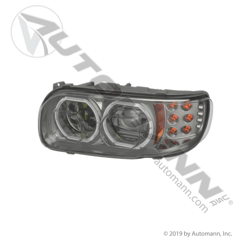 Automann Headlamp LED LH Peterbilt 564.75046DCY